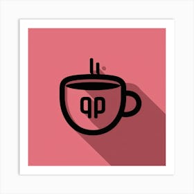 Coffee Cup Icon 5 Art Print