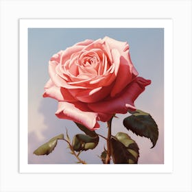 Pink Rose 2 Art Print