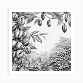 Coffee Beans 204 Art Print