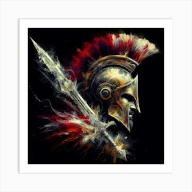 Sparta Helmet Art Print