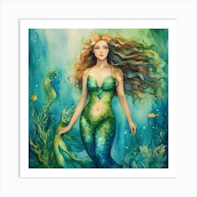 Mermaid 22 Art Print