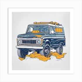 vintage car Art Print