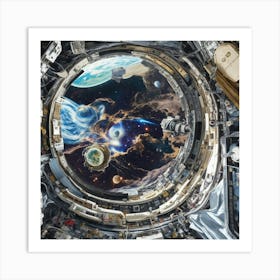 Nasa Space Station Art Print