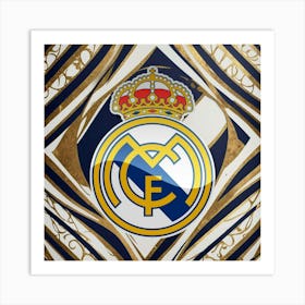 Real Madrid CF Logo Wall Art 24 Art Print