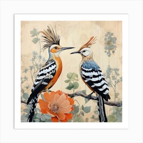 Bird In Nature Hoopoe 4 Art Print