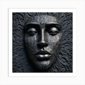 Mask Of The Sun 2 Art Print