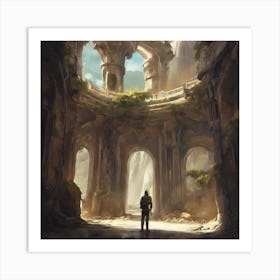 Ruins Of A City 5 Art Print