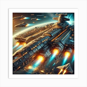 Corona Destroyer Converted Art Print