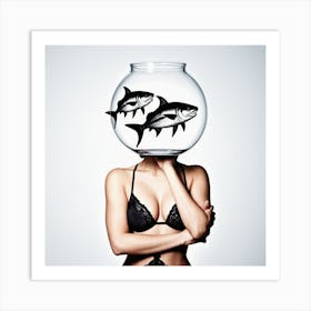 Fish In A Bowl 1 Art Print