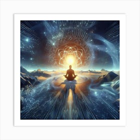 Meditation In Space 4 Art Print