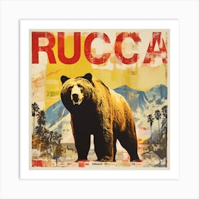 Rucca Bear Art Print