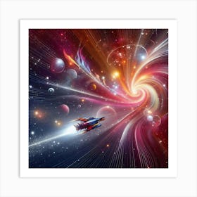 Space Galaxy Art Print