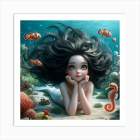 Mermaid 57 Art Print
