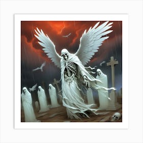 Angel Of Death 13 Art Print