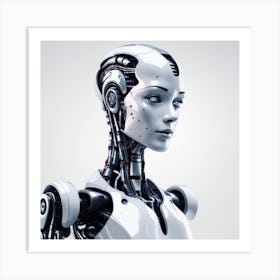 Robot Woman 6 Art Print