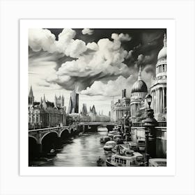London Skyline Art Print