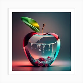 Glass Apple Art Print
