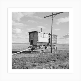 Old School Bus, Williams County, North Dakota By Russell Lee Art Print