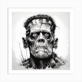 Frankenstein 2 Art Print