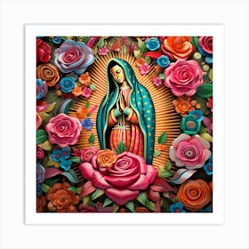 Virgin Of Guadalupe 8 Art Print