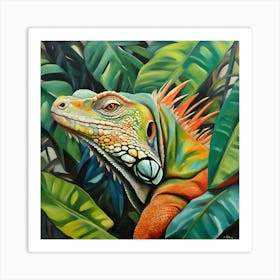 Iguana 1 Art Print