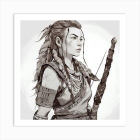 Aloy! Art Print