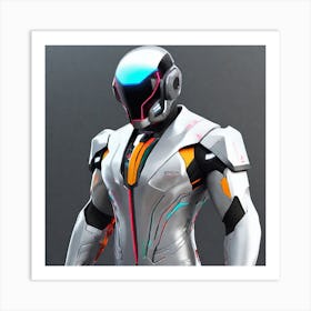 Futuristic Suit 8 Art Print