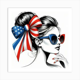 American girl 3 Art Print