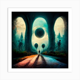 Silent night Art Print