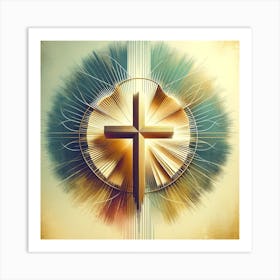 Christian Cross 3 Art Print