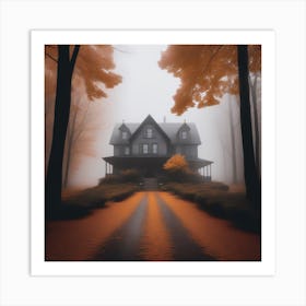 Haunted House 1 Art Print