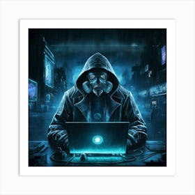 Cyber Sentinel Art Print