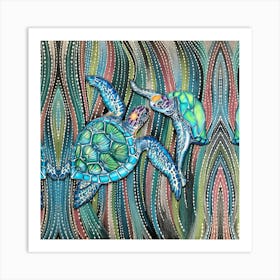 Sea Turtles 1 Art Print