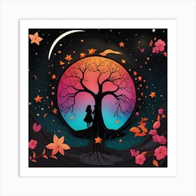 Tree Of Love Art Print