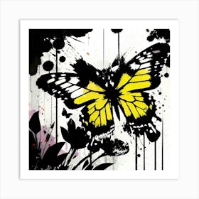 Butterfly Painting 164 Art Print