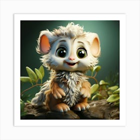 Cute Little Mouse 1 Art Print