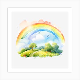 Rainbow In The Sky Art Print