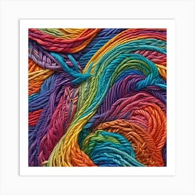 1000013741 Knead the thread Art Print