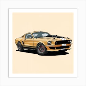 Mustang Shelby Art Print