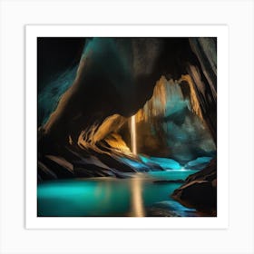 Caves Art Print