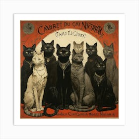 Cabaret Du Cat Noir Art Print