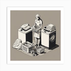 Laundry Room Art Print