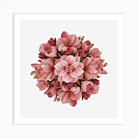 Pink Flowers 19 Art Print