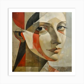 Abstract Of A Woman Art Print