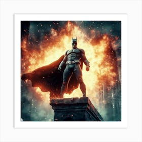 Batman The Dark Knight Rises Art Print