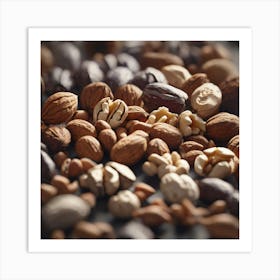 Nut Stock Photos & Royalty-Free Footage Art Print