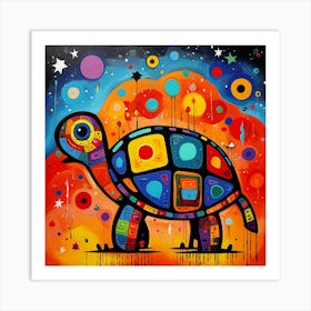 Turtle In The Sky Art Print