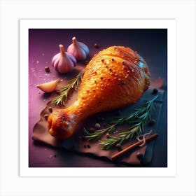 Chicken Food Restaurant76 Art Print