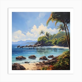 Caribbean Colors on Canvas Art Print