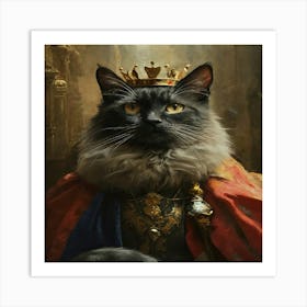 King Cat 1 Art Print